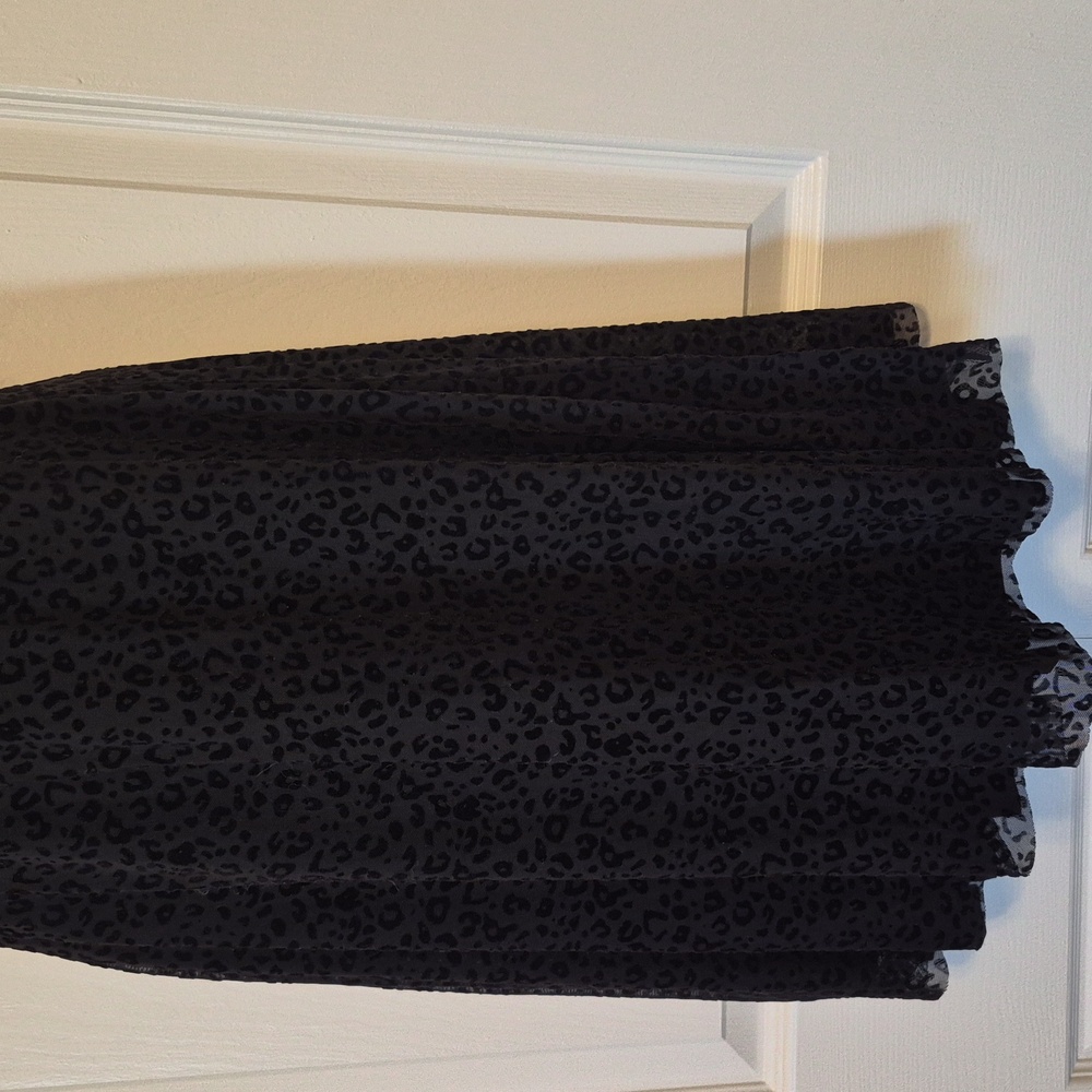 Sourpuss Black Leopard Print Dress - Picture 4 of 6